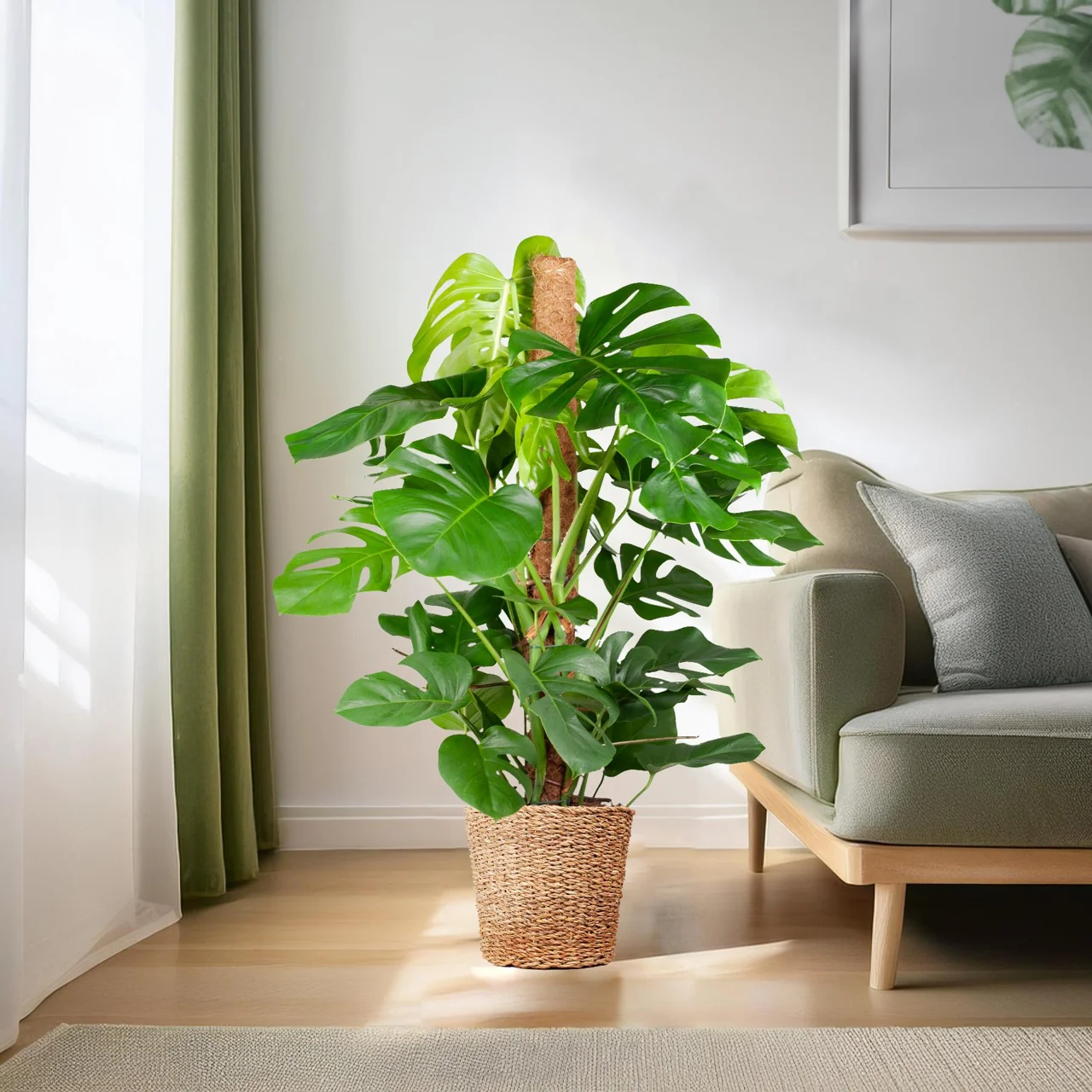 Monstera Deliciosa XL met Torun mand