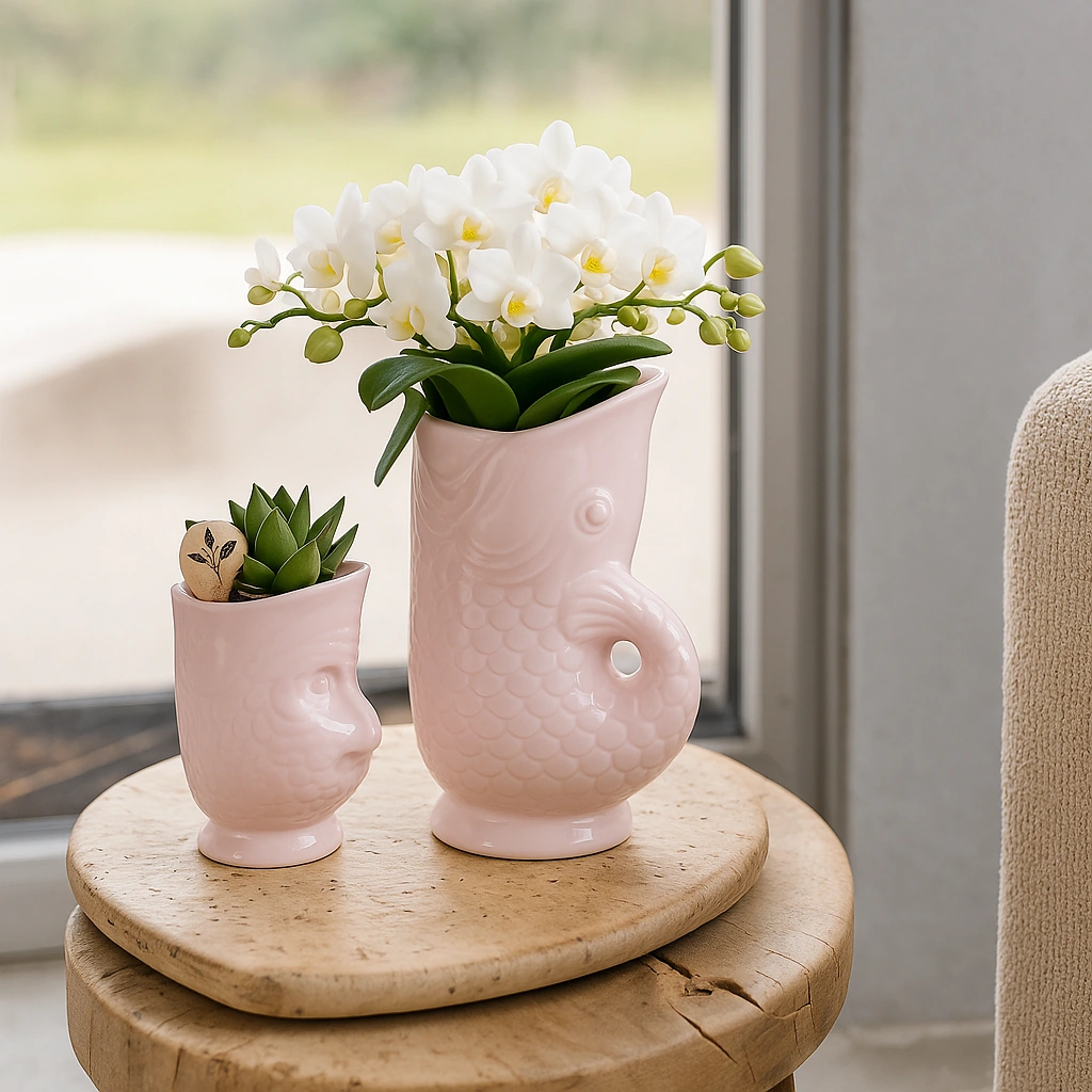 Witte orchidee